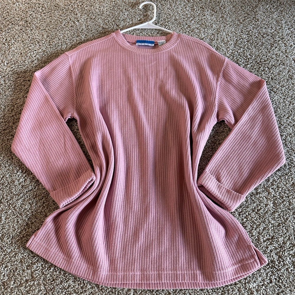 Headliners Sport Pink Ribbed Top